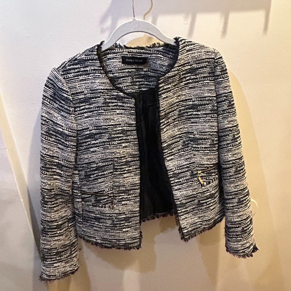 Ivanka Trump Tweed Blazer
